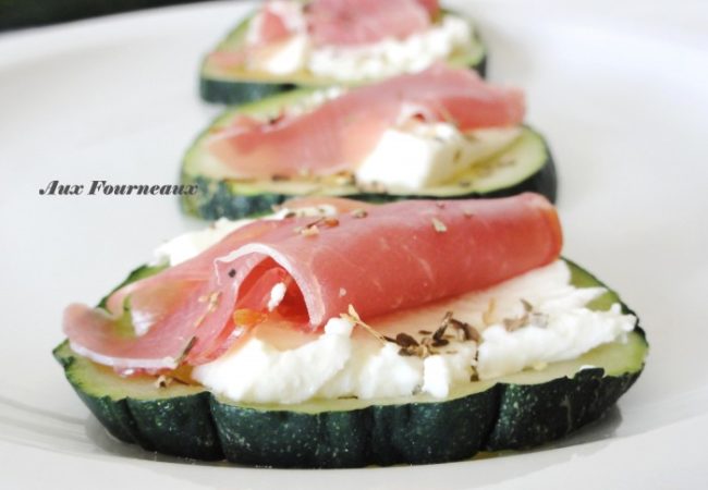 Tapas de courgettes à la feta