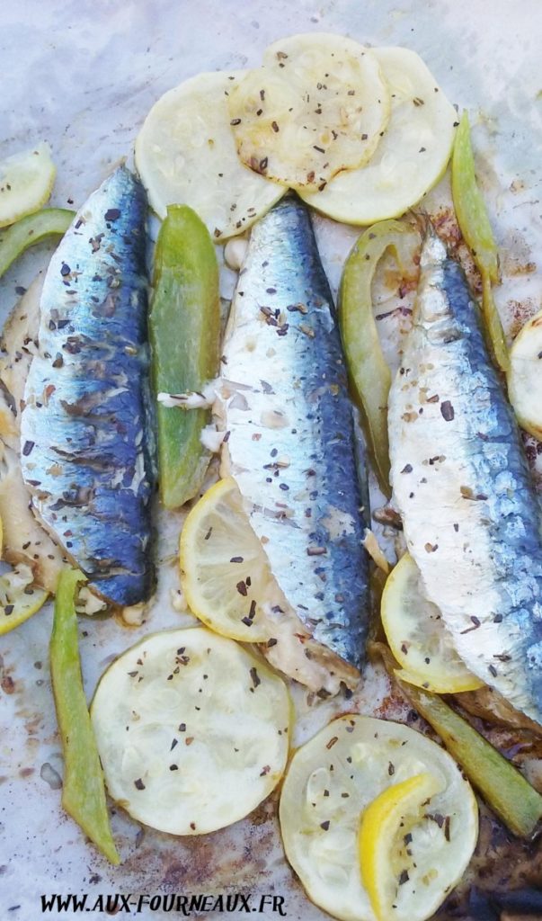 Sardines marinées au barbecue Aux Fourneaux