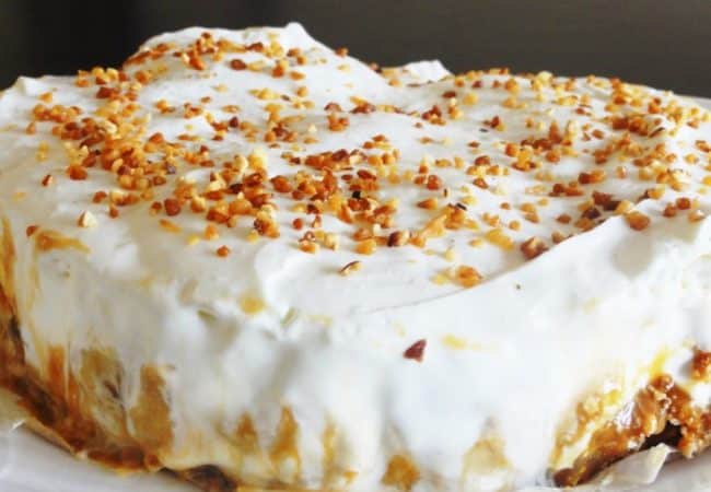 Banoffee pie – tarte banane caramel onctueux