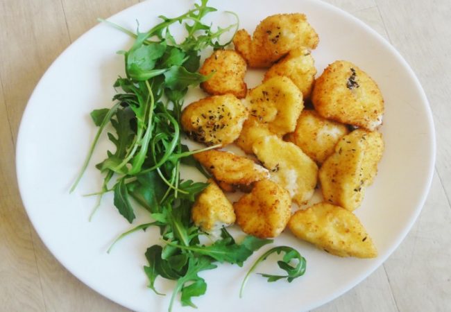 Beignets de mozzarella panée antipasti