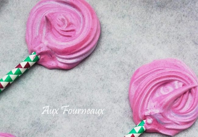 Meringues roses fête foraine