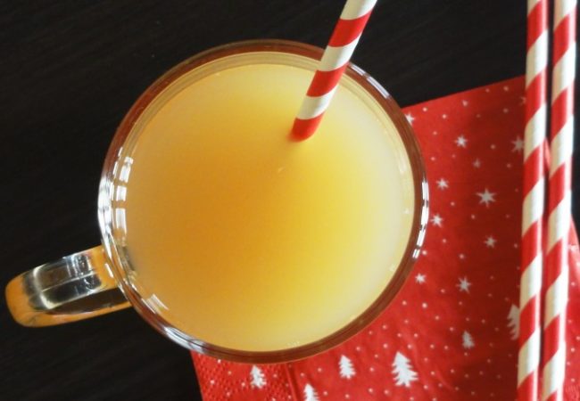 Jus de pomme aux épices de Noël