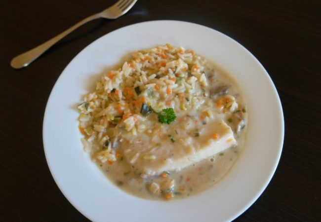 Filet de lieu sauce Mornay