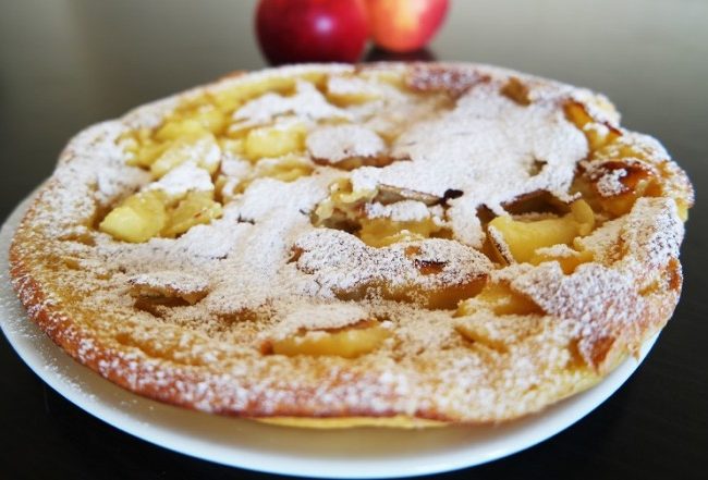 Gâteau aux pommes sans four