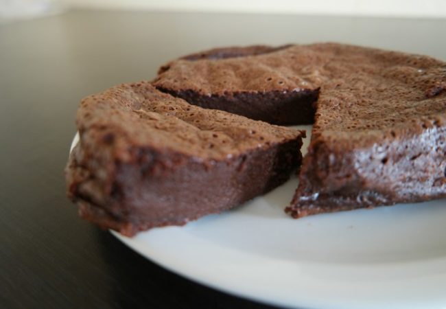 Gâteau au chocolat fondant caramel beurre salé