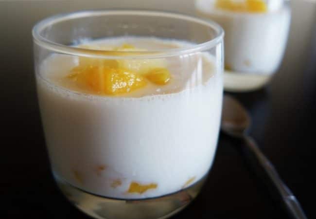 Blanc manger antillais coco ananas