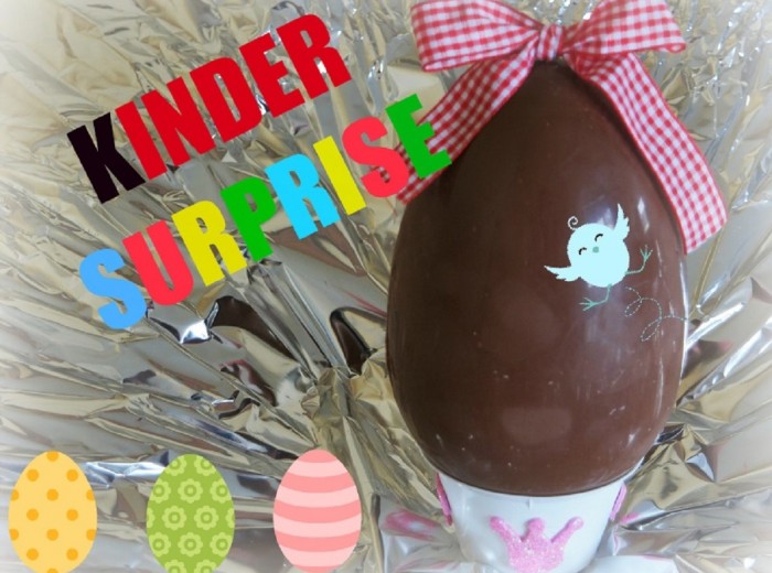 Recette Maxi Kinder Surprise fait maison - Spécial Oeuf de Pâques - 750g 