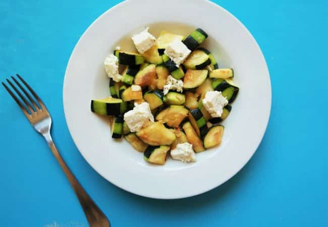 Salade de courgette à la feta