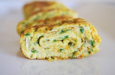 Omelette roulée apéritive