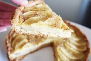 tarte aux pommes alsacienne