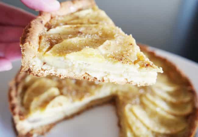 Tarte aux pommes alsacienne