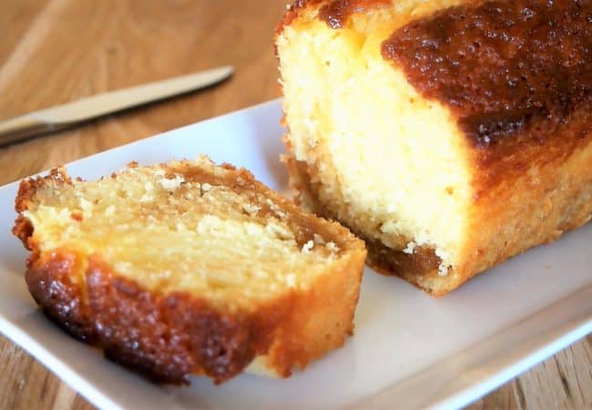 Gâteau au yaourt caramel beurre salé