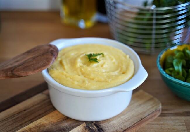 Polenta crémeuse au parmesan