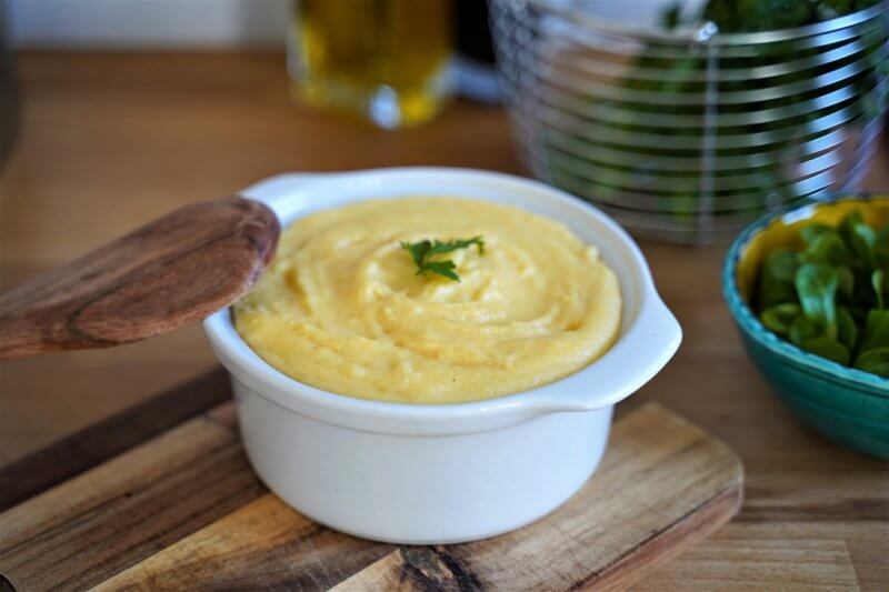 polenta cremeuse au parmesan