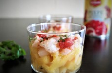 tartare de bar ananas poire