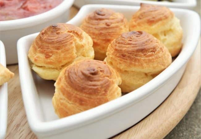 Mini-gougères apéro au fromage