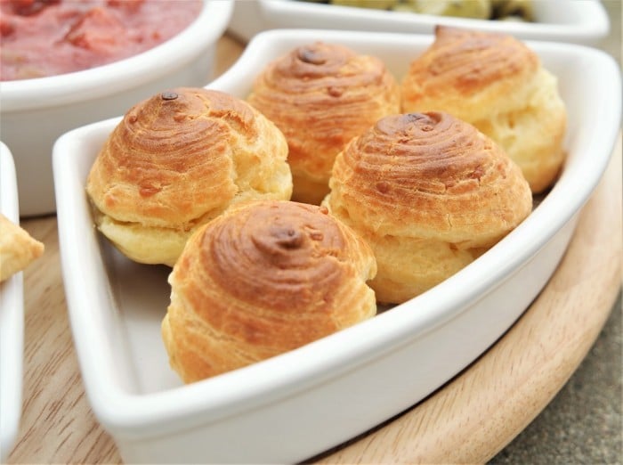 Mini-gougères apero au fromage