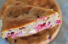 gateau leger framboise chocolat blanc