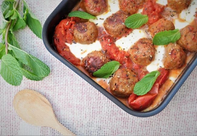 Boulettes d’agneau à l’italienne { Super Ball }