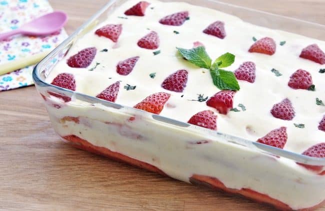 Recette de tiramisu aux fraises