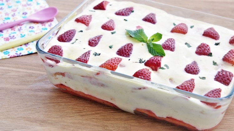 recette tiramisu fraise