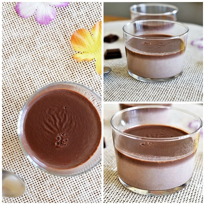 flan chocolat sans oeuf sans lactose