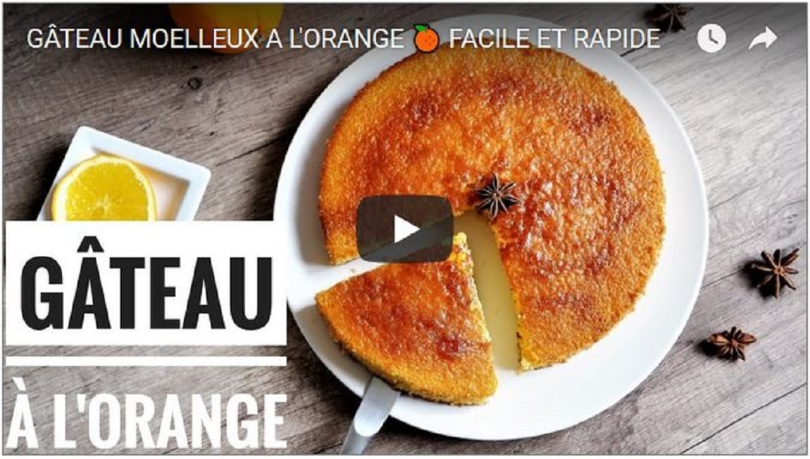 Gâteau moelleux à l'orange