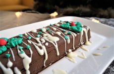 Parfait glacé au chocolat et aux marrons
