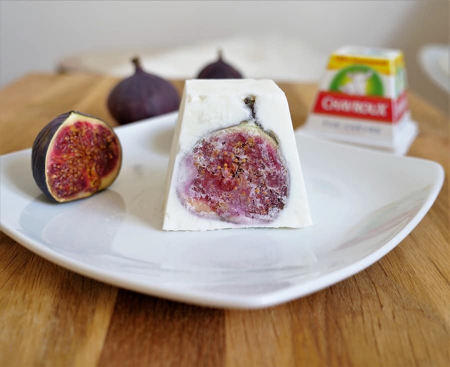 Pyramide chèvre aux figues miel