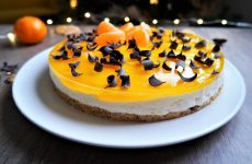 entremet léger à la clementine