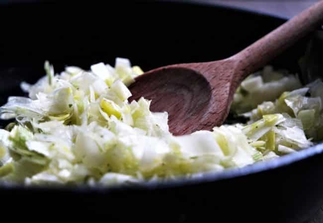 Fondue de poireaux