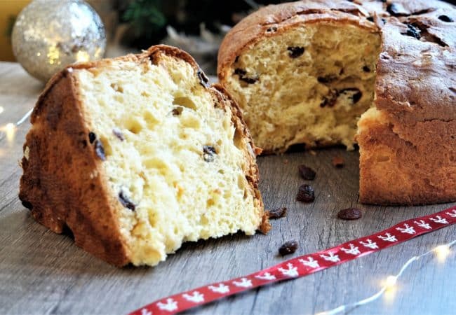 Le vrai Panettone traditionnel de Noël