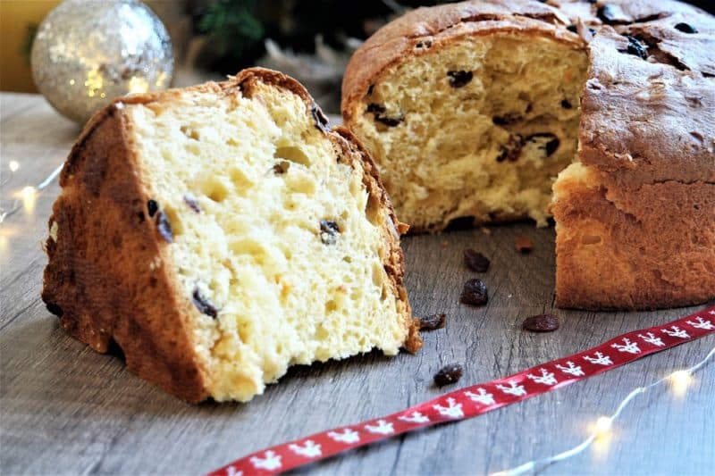 Le vrai Panettone traditionnel de Noël