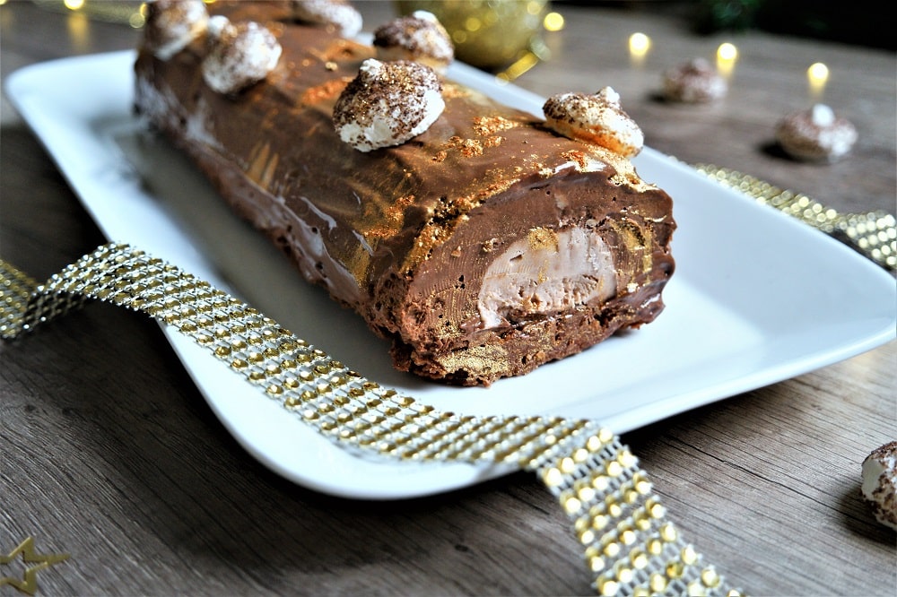 recette buche de noel chocolat praliné