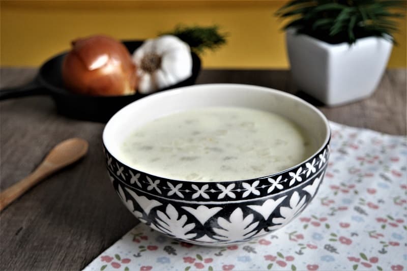 Soupe de panais aux pommes