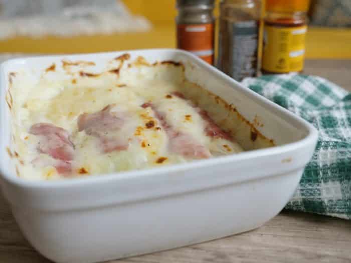 Poireaux jambon béchamel WW