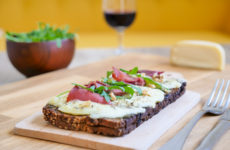 tartine chaude grillée au four
