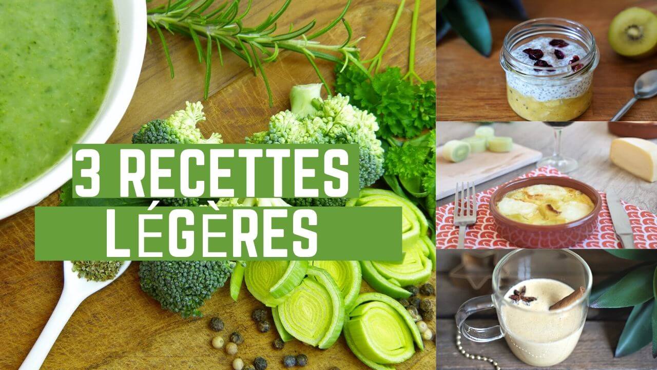 plats légers pour le repas du soir