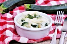 risotto de courgettes au parmesan