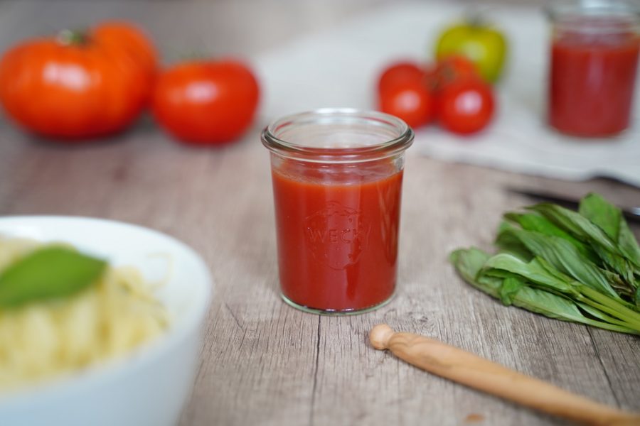 Coulis de tomates maison en bocaux | Aux Fourneaux