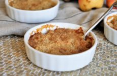 crumble pomme poire