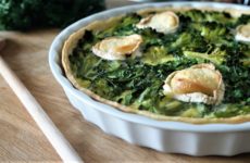 quiche brocoli épinards chevre