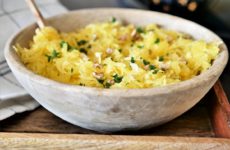 recette de courge spaghetti aux oignons