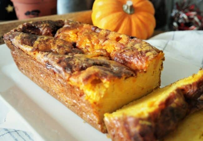 Cake salé au potimarron et chèvre