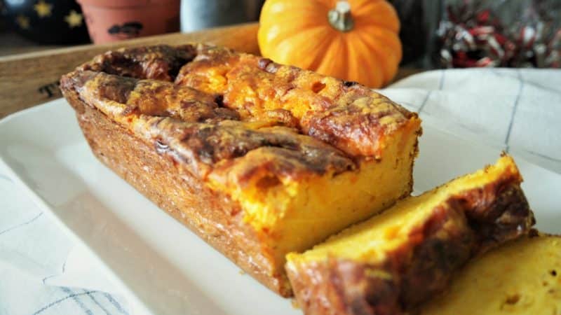 cake salé au potimarron et chevre