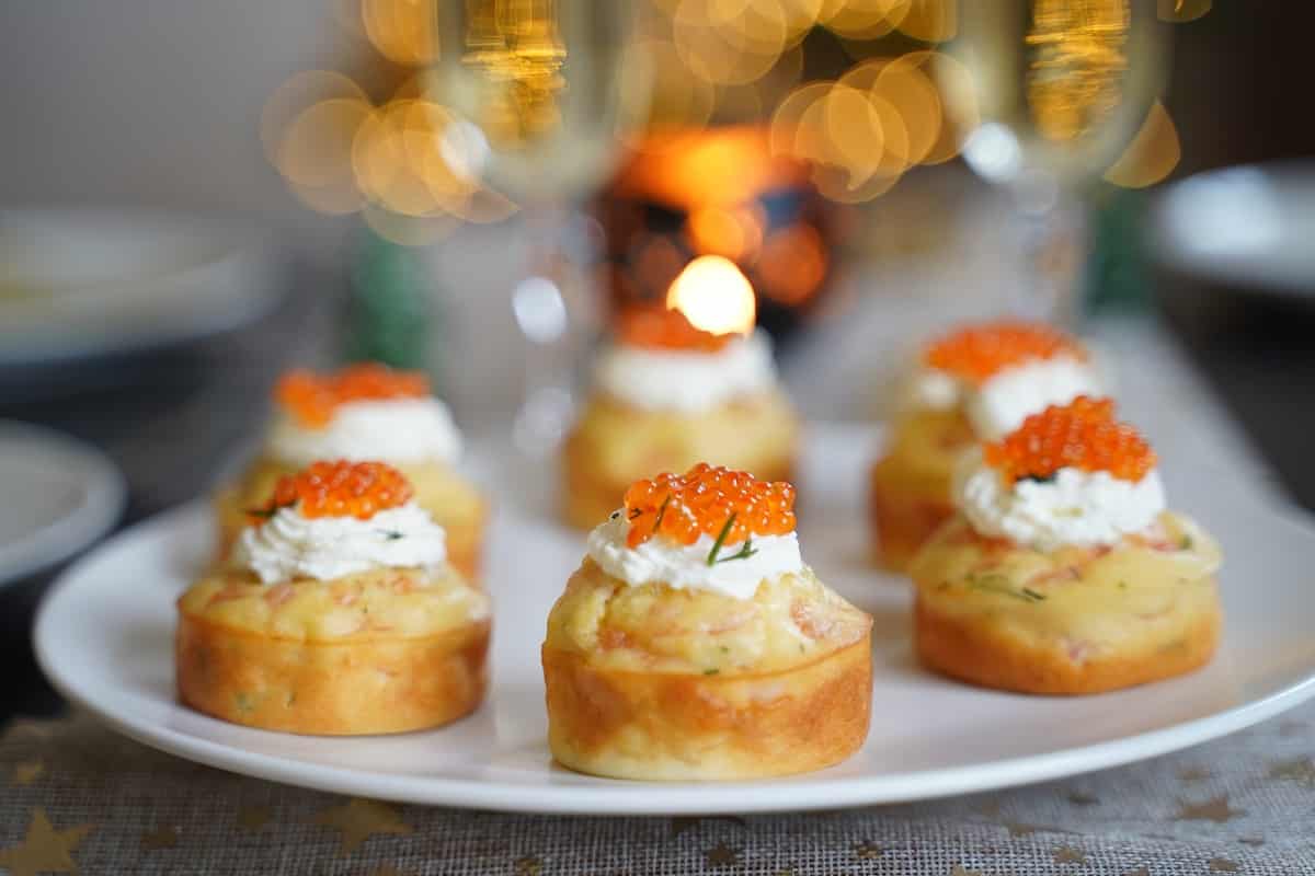 idées recettes pour un apéro de Noël express