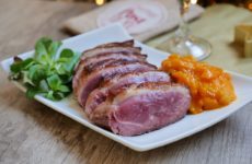 Magret de canard compotée de mangue