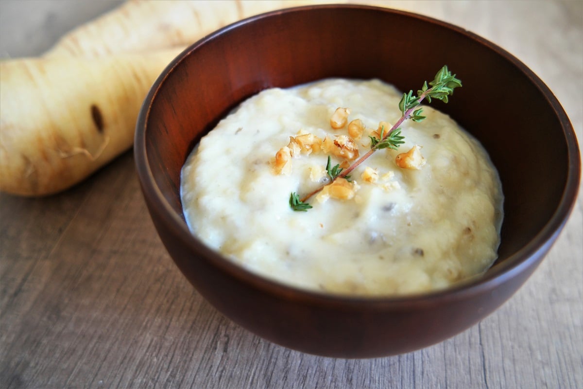 soupe de panais et topinambours à la truffe