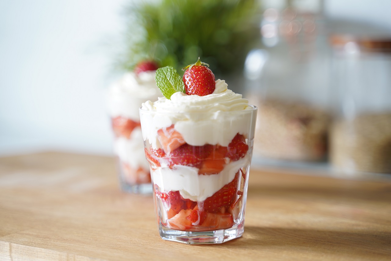 recette fraises à la crème chantilly