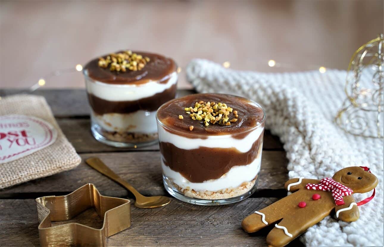 verrine de noel a la creme de marron